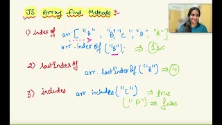 JS ARRAY methods indexOf includes lastIndexOf Full stack tutorials in Hindi for beginners