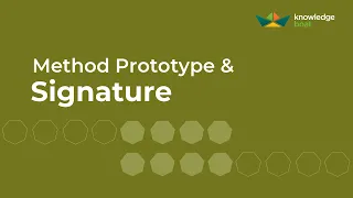 Method Prototype Signature ICSE Computer Applications Java BlueJ