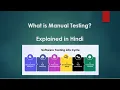 What is Manual Testing Learn Basics of Manual Testing in Hindi