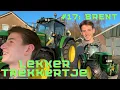 Lagu BRENT had eigenlijk LES maar RIJDT LIEVER op z'n JOHN DEERE #LEKKERTREKKERTJE