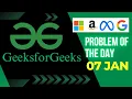 Geeks For Geeks POTD-7 Jan Split Array Largest Sum