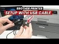 How to Setup Your Brother Laser Printer With a USB Cable