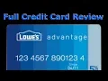 Credit Card Review Lowe s Advantage Credit Card