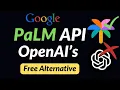 How to use Google PaLM API for Free