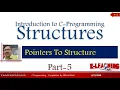 Pointer to Structure Structures Part-5 pointer indirection arrow operator approach C Tutorial