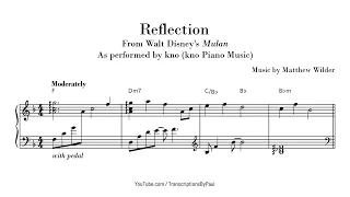 Download Reflection - From Disney's Mulan - Sheet music transcription MP3