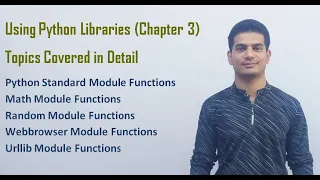Using Python Libraries Class 12 Computer Science with Python 22