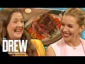 Sienna Miller Teaches Drew How to Make a Classic Roast Beef Dinner