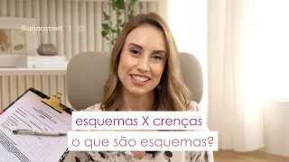 O QUE SÃO ESQUEMAS? CRENÇAS X ESQUEMAS; como se desenvolvem os esquemas?