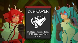 duel cover ft kasane teto hatsune miku v1 u0026 v2 scourge of the ch1m3r4