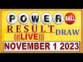 Powerball Drawing Live Result Today - November 1 2023