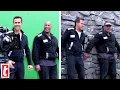 Red Notice Bloopers vs The Real Scene
