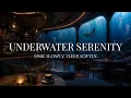 UNDERWATER SERENITY Deep Ocean Hum and Soft Bubbles with Ambient Piano 8 Hours Ocean Sounds fo