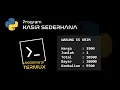 TERMUX Program Kasir - Warung EsKrim Python