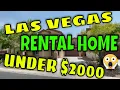 Las Vegas Rental Homes - UNDER 2000