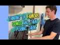 Cyran Thinks Of Famous Songs And Plays Them On Piano