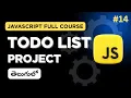 Build a To-Do List Project using JavaScript in Telugu Arrays Loops Project