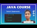 JAVA COURSE Switch Statement in Java Programming in
