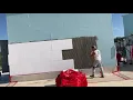 EIFS foam application