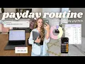 PAYDAY ROUTINE budget my paycheck income bills fun money saving investing