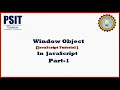 Window Object JavaScript Part-1