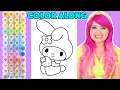 Color My Melody Along With Me COLOR ALONG WITH KIMMI