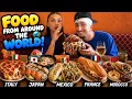 TRYING FOOD FROM OTHER COUNTRIES FOR THE FIRST TIME BIG BACK SPECIAL