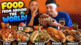 TRYING FOOD FROM OTHER COUNTRIES FOR THE FIRST TIME!! BIG BACK SPECIAL