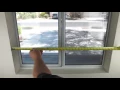 Fixed Horizontal Window Guard installation
