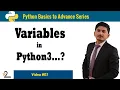 7 Variables in Python Programming in