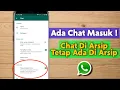 Download Lagu Cara Mengarsipkan Chat WhatsApp Permanen