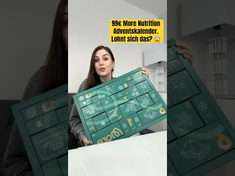 More Nutrition Adventskalender 2024. Lohnen sich 99€ 😱? #morenutrition #adventskalenderunboxing