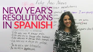 Spanish Lesson: What are your New Year's resolutions?