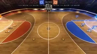rocket league hoops edition gameplay