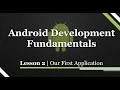 Android Development Tutorial The Fundamentals P2