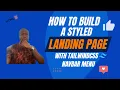 How To Build a Styled Landing Page with TailwindCSS Navbar Menu