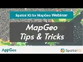 MapGeo Tips and Tricks - Local Government Web Mapping