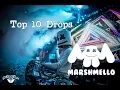 Lagu Marshmello - Top 10 Drops