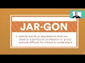 Eliminate Jargon From Your Story
