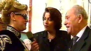 الحاج محمد الطاهر الفرقاني ملك المالوف مع الفنانة نعيمة الدزيرية 