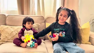 ادم الاخ الصغير المدلل و ميلا الاخت الكبيرة المظلومة دائما   عذبناها كتير وصارت تبكي   سمعها