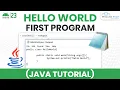 Java Hello World Write Run Your First Java Program in Notepad Android Tutorial