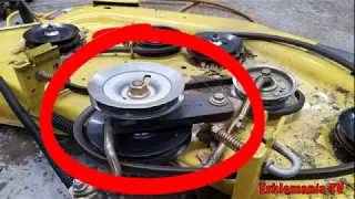John Deere Double Pulley Repair X300 X500 series tractors