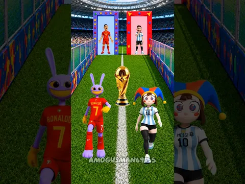 Jax VS Pomni - Who wins 2026 FIFA World Cup? | Ronaldo VS Messi and The amazing digital circus