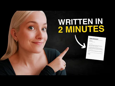 Download MP3 Write a Cover Letter in SECONDS with Chat GPT 🤯