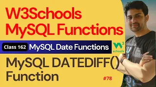 MySQL Functions MySQL Date Functions - MySQL DATEDIFF Function 162 W3Schools SQL Function