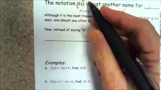 Alg2 Ch 4 2 4 3 Evaluating functions