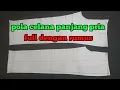 Download Lagu cara membuat pola celana panjang pria
