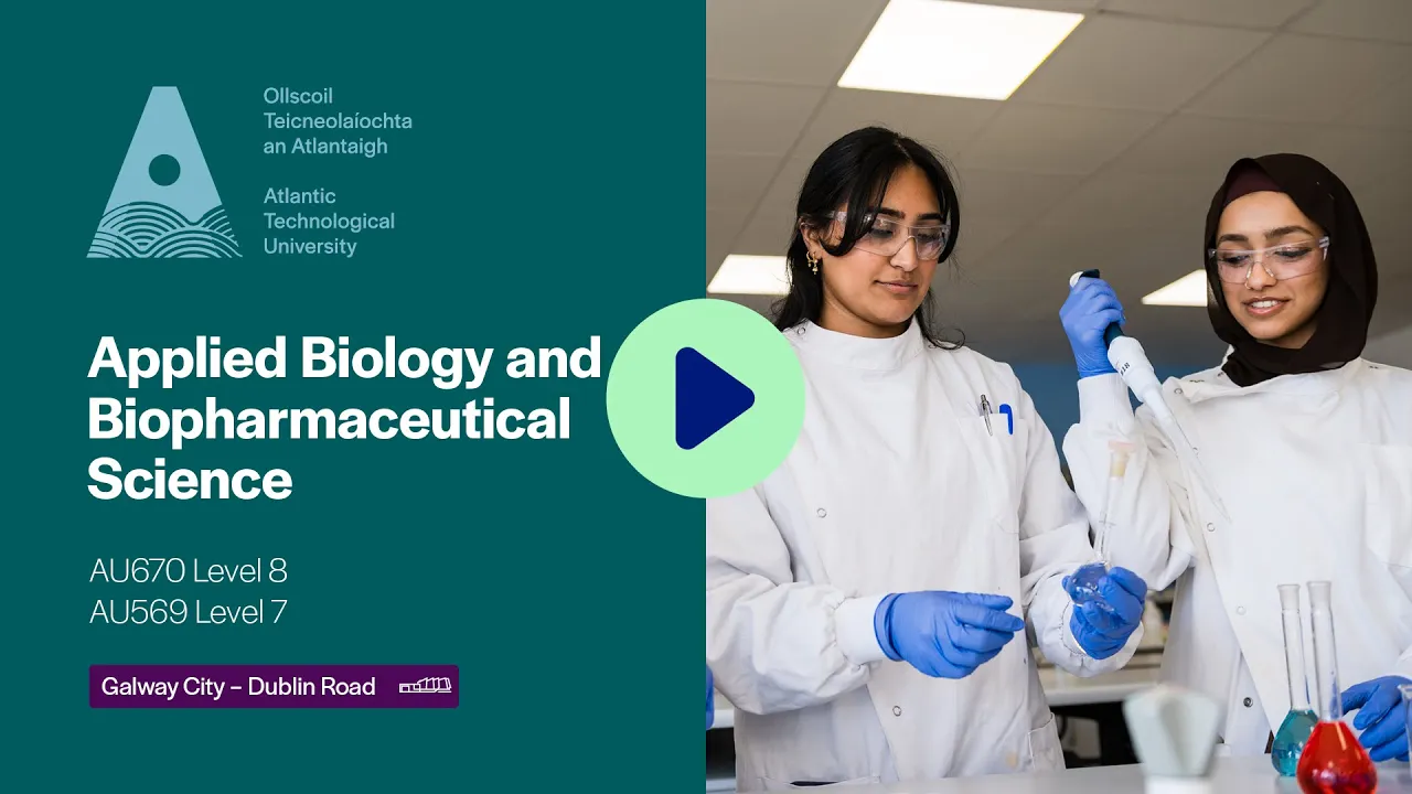 Applied Biology and Biopharmaceutical Science Course Video