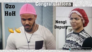 bbnaija 2020 ozo won the hoh game nengi deputy